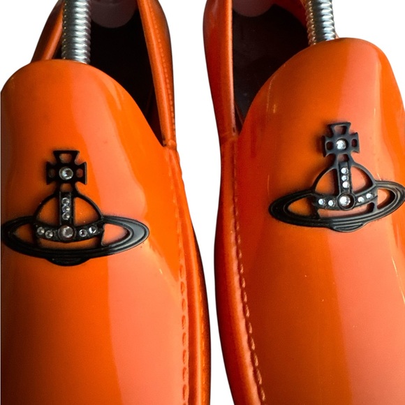 Vivienne Westwood Men's Orange Loafers - Picture 3 of 10